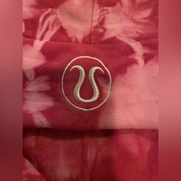 ✨ONE OF A KIND✨ Lululemon Ripened Raspberry Tie Dye Oversized Half-Zip Scuba M/L - Picture 7 of 14